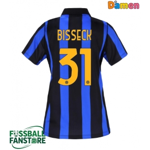 Inter Milan Yann Bisseck #31 Replik Heimtrikot Damen 2026-27 Kurzarm